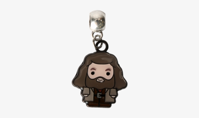 Harry Potter Cutie Collection Charm Hagrid (silver, transparent png