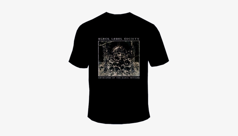 Bls Catacombs T-shirt - Catacombs Of The Black Vatican (black Label Society)(cd, transparent png