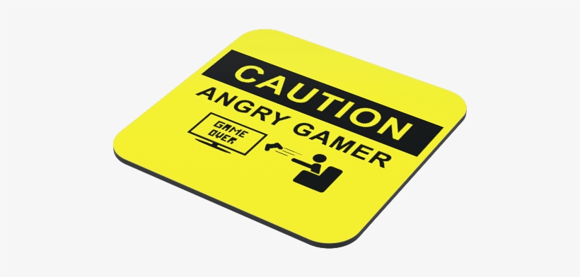 Angry Gamer Coaster - Video Game, transparent png