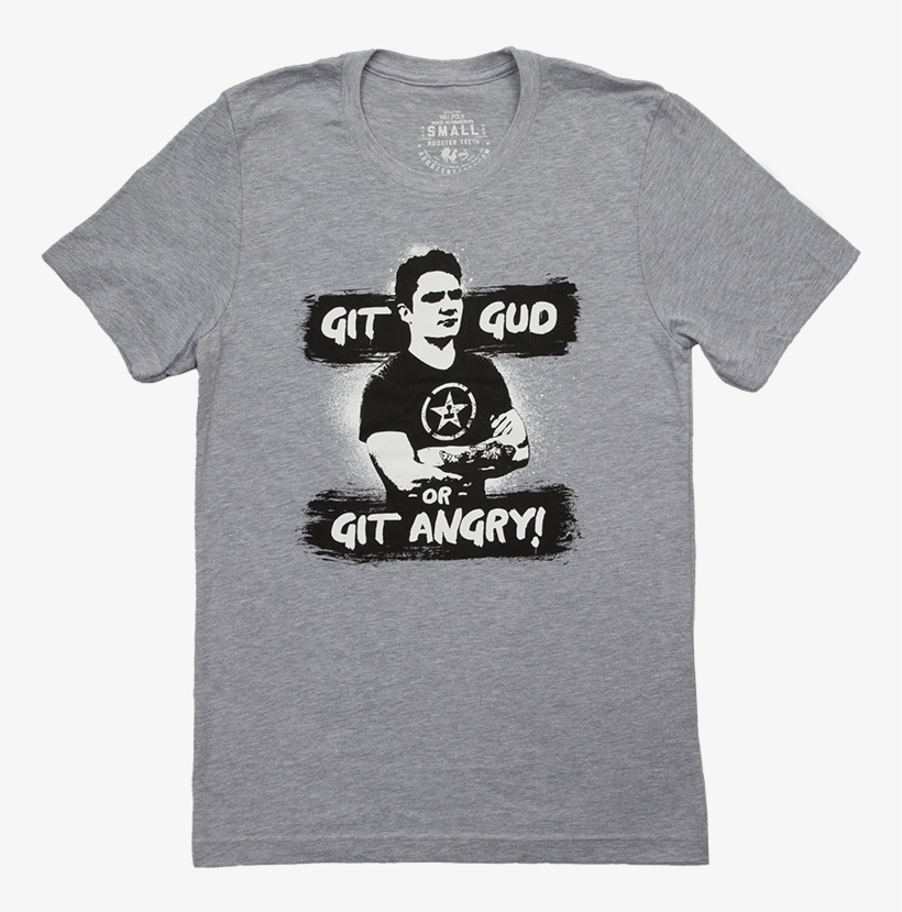 Achievement Hunter Git Gud Gamer Tee - Anvil Adult Triblend T-shirt ...