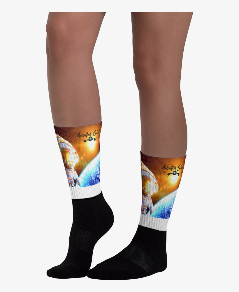 Man On The Moon Socks - Sock, transparent png