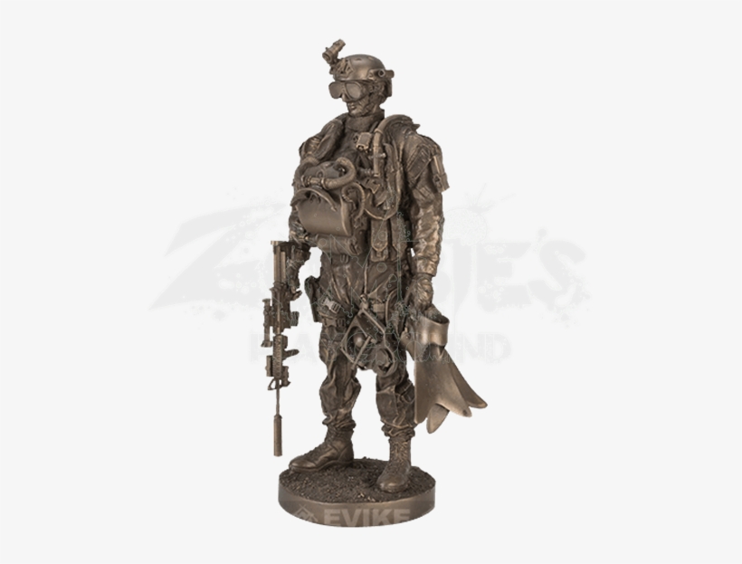Navy Seal Statue - Military Navy Seal Special Unit Figurine Sea And L, transparent png