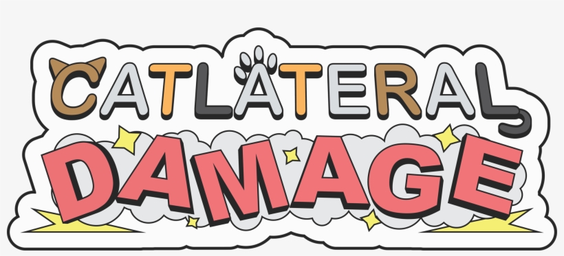 Catlateral Damage Logo, transparent png