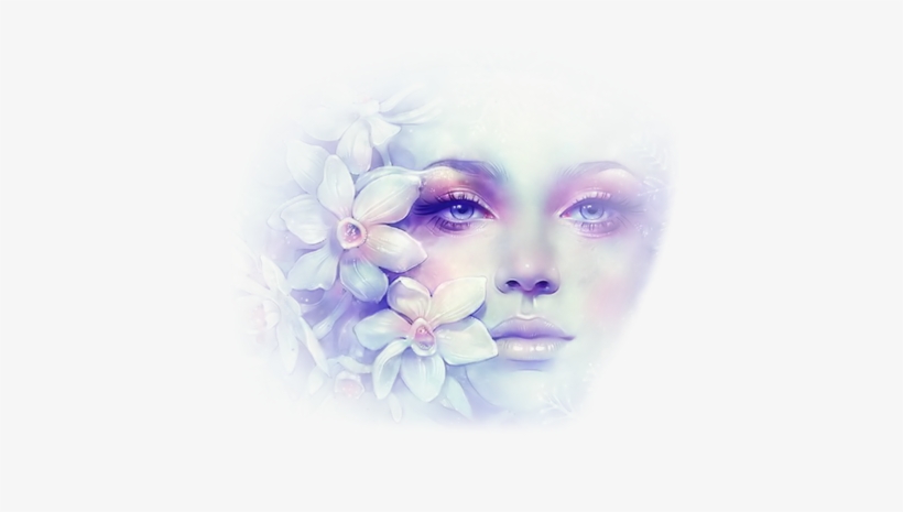 Cabschau - Page - Beautiful Woman Face Painting, transparent png