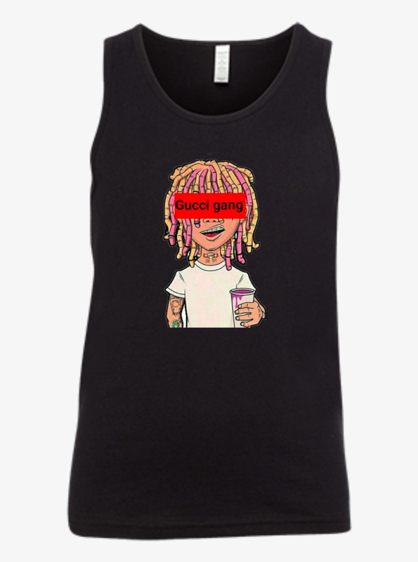 Lil Pump Gucci Gang Youth Jersey Tank T-shirts - Lil Pump - Esskeetit Box Logo Basic Tees, transparent png
