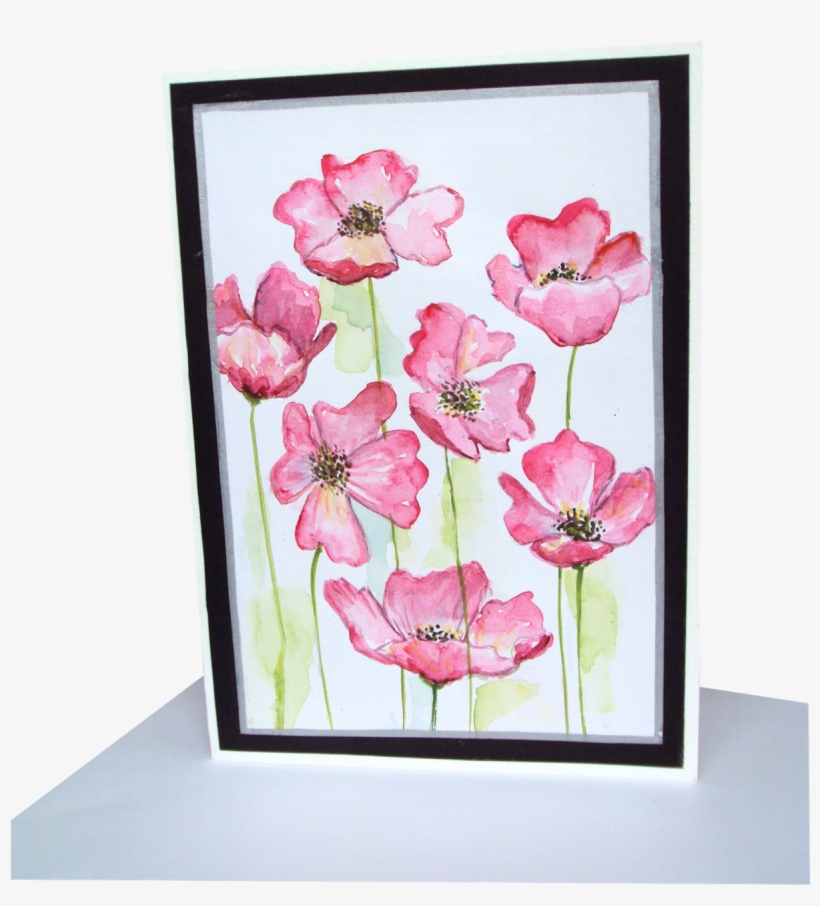 Pink Poppies - Painting, transparent png