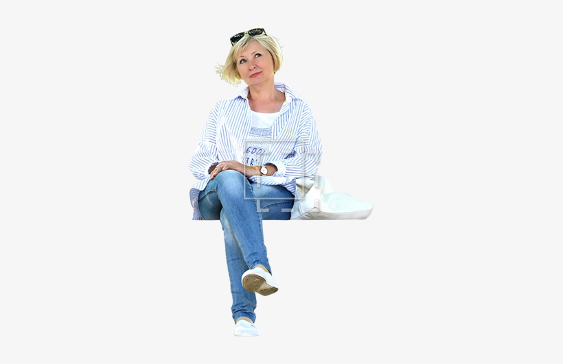 Parent Category - Woman Sitting Bench Png, transparent png