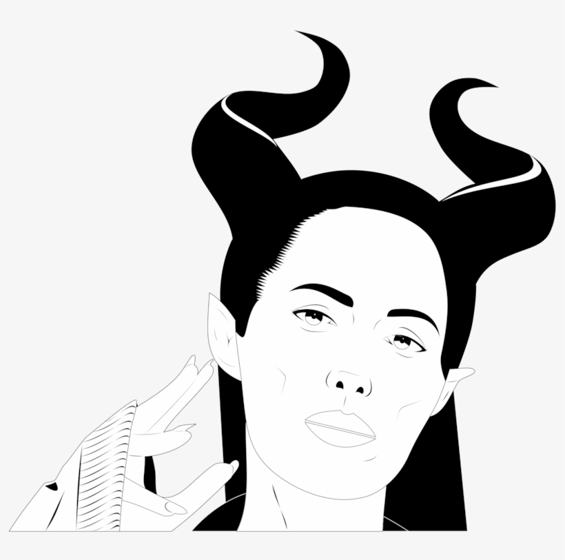 Drawing Maleficent Horn Eye Computer Icons - Vector Graphics, transparent png