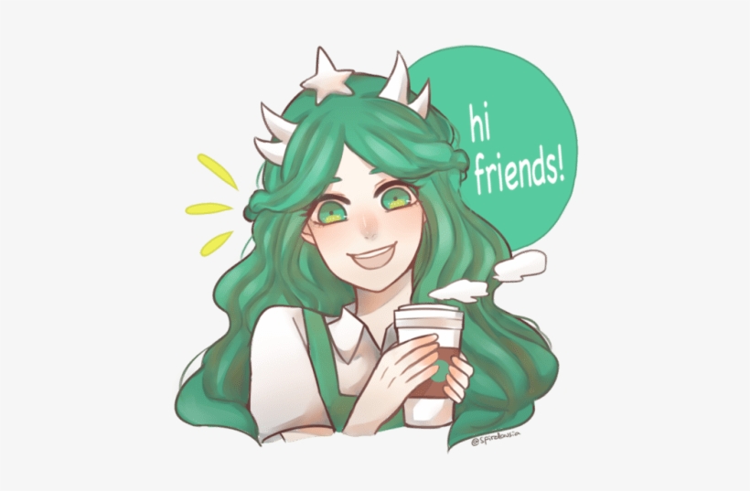 Collage Hipster Starbucks Girly Pictures Collage Hipster - Humanized Starbucks, transparent png