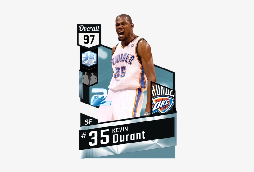 Kevin Durant Myteam Diamond Clip Art Royalty Free - Kevin Durant Myteam 2k17, transparent png
