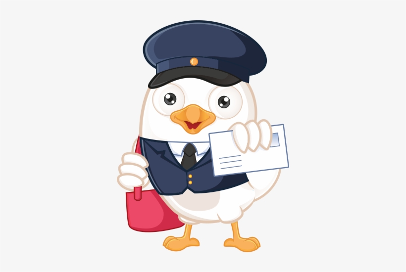 Image Result For Swiss Army Pigeon Section Pigeon Voyageur, - Mailman Clipart, transparent png