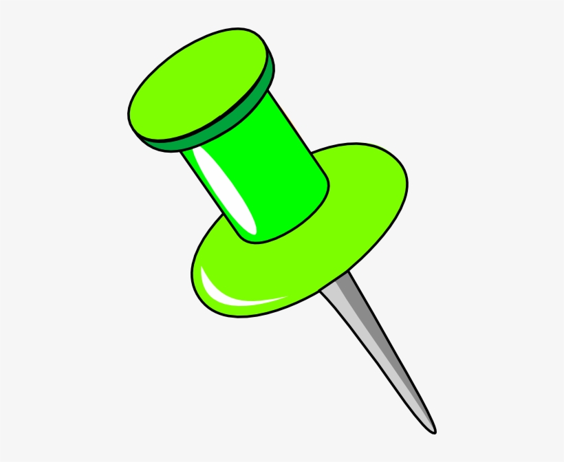 Clip Art At Clker Com Vector Online - Thumb Tack Clip Art, transparent png