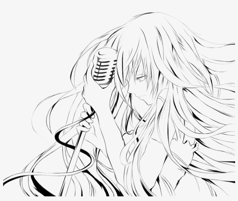 Girl Sad Drawing - Drawing, transparent png