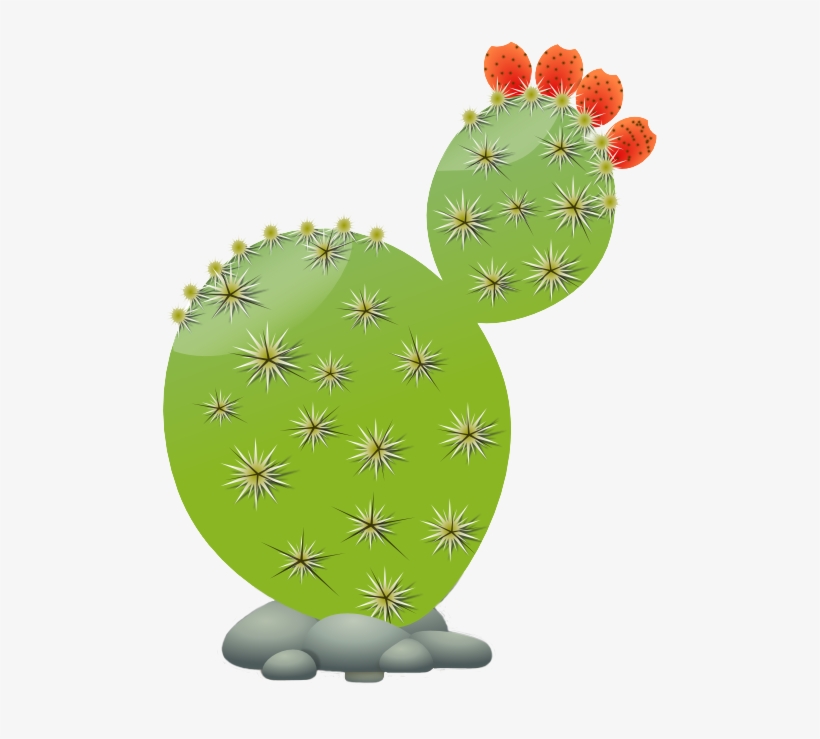 Free To Use Amp Public Domain Cactus Clip Art - Prickly Pear Cactus Clipart, transparent png