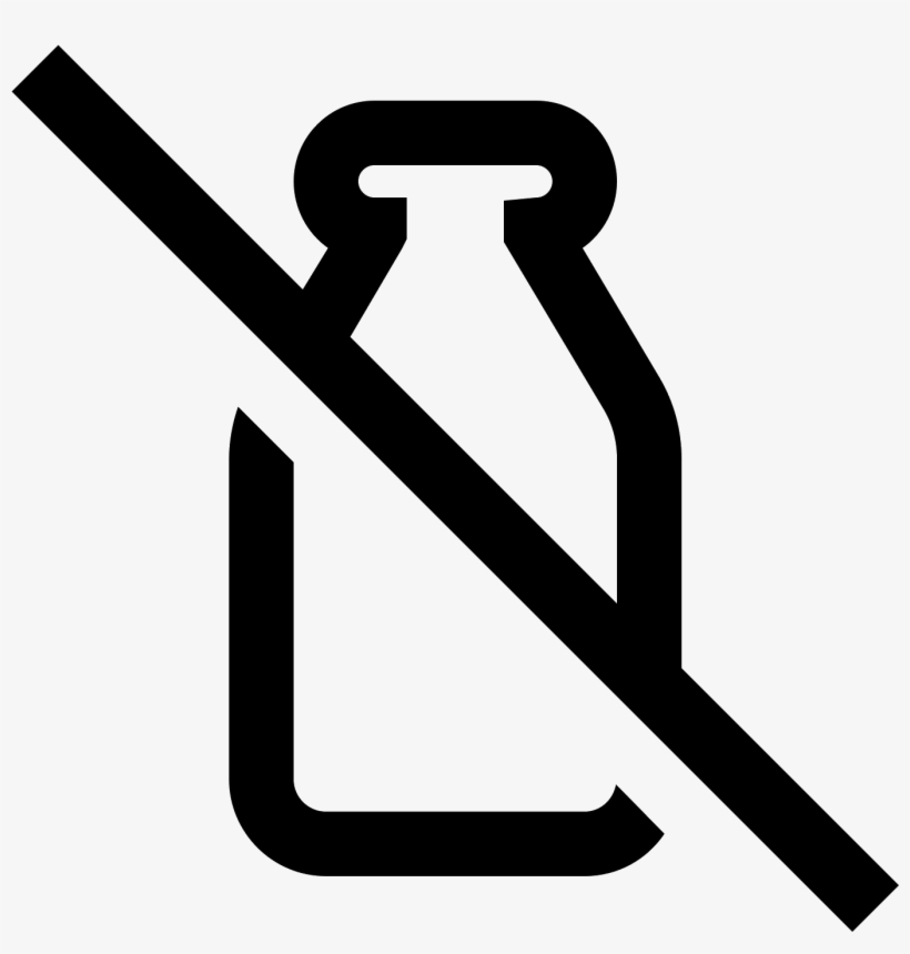 The Icon Is A Depiction Of A Milk Glass Bottle, transparent png