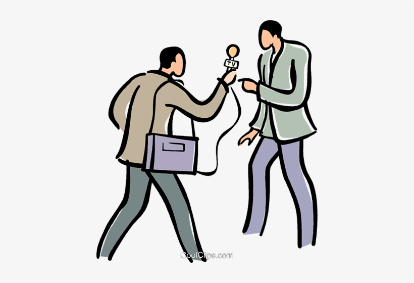 Man Talking Clipart Cliparts For You - Reporter Clipart Png, transparent png