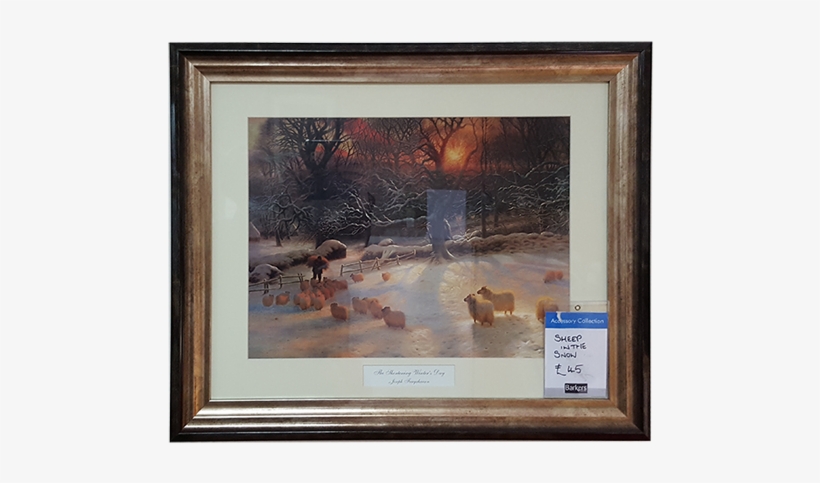 Sheep In The Snow Sheep In The Snow - Giclee Painting: Farquharson's Art Print: Joseph Farquharson, transparent png