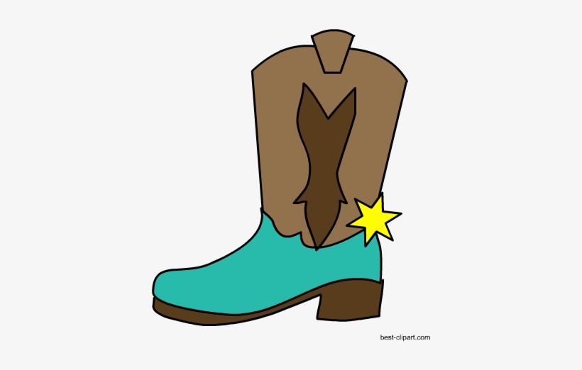 Cowboy Shoe Clip Art Image - Cowboy Boot, transparent png