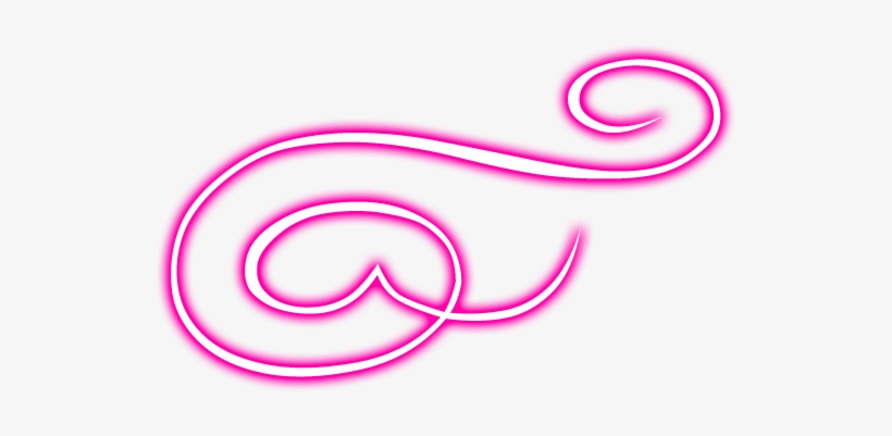 Swirl Png Effects - Pink Neon Swirl Png, transparent png