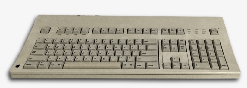 Building A Raspberry Pi B Into A Vintage Apple Extended - Клавиатура Старая, transparent png