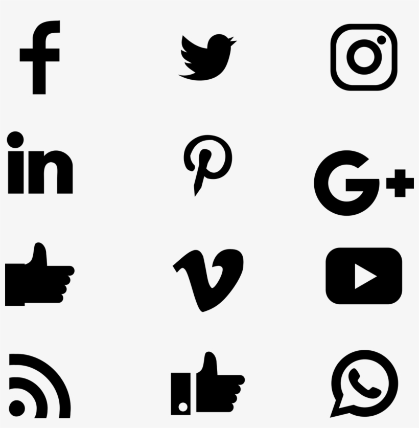 Social Media Solid - Social Media Png Vector, transparent png