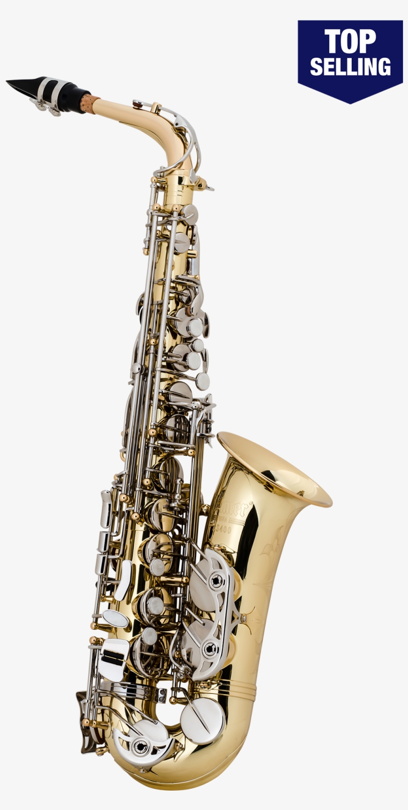 As400 Alto Student Saxophone - Selmer 400 Series Alto Saxophone, transparent png