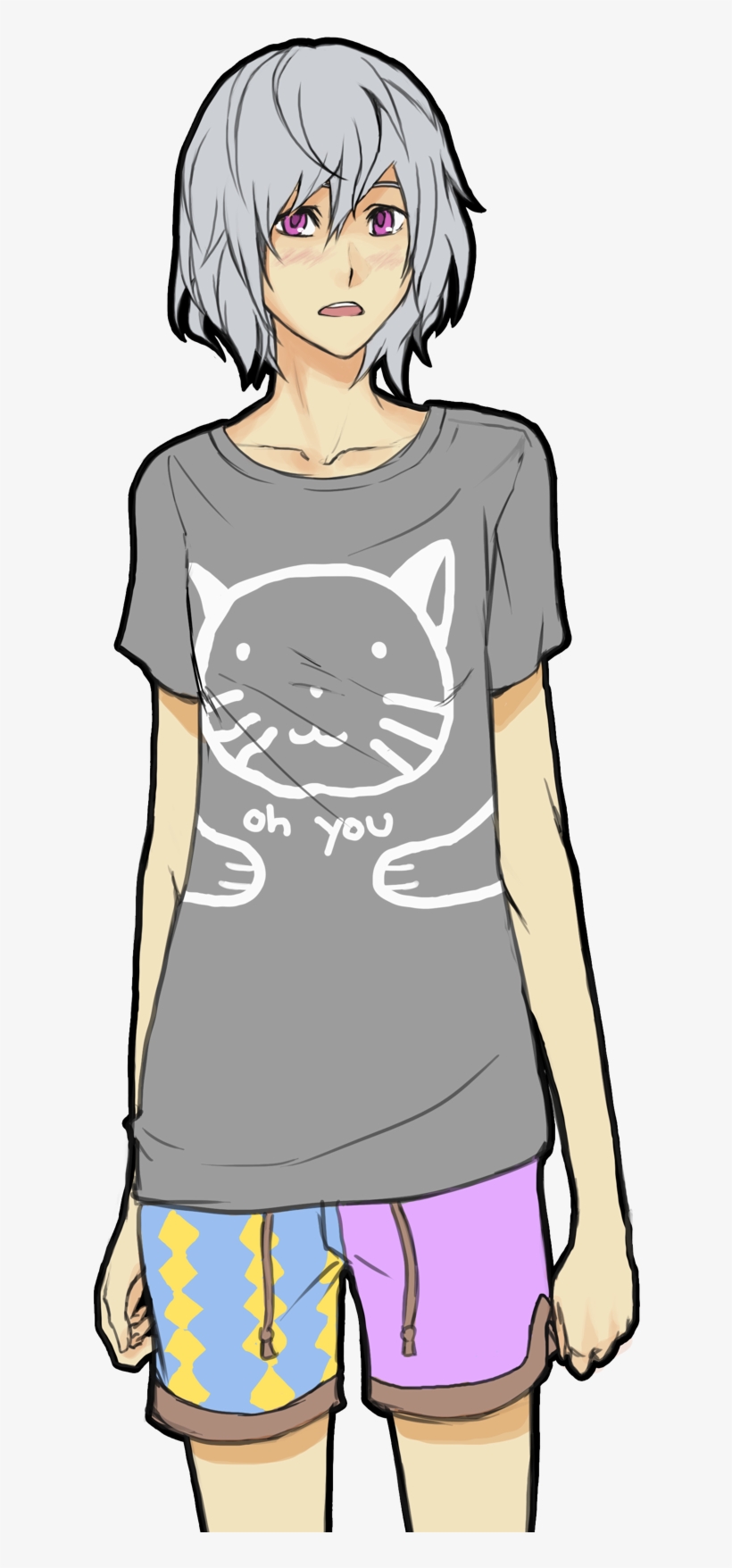 Averypajamas Fem Pale Neutral Mouth Open Blush - Cartoon, transparent png