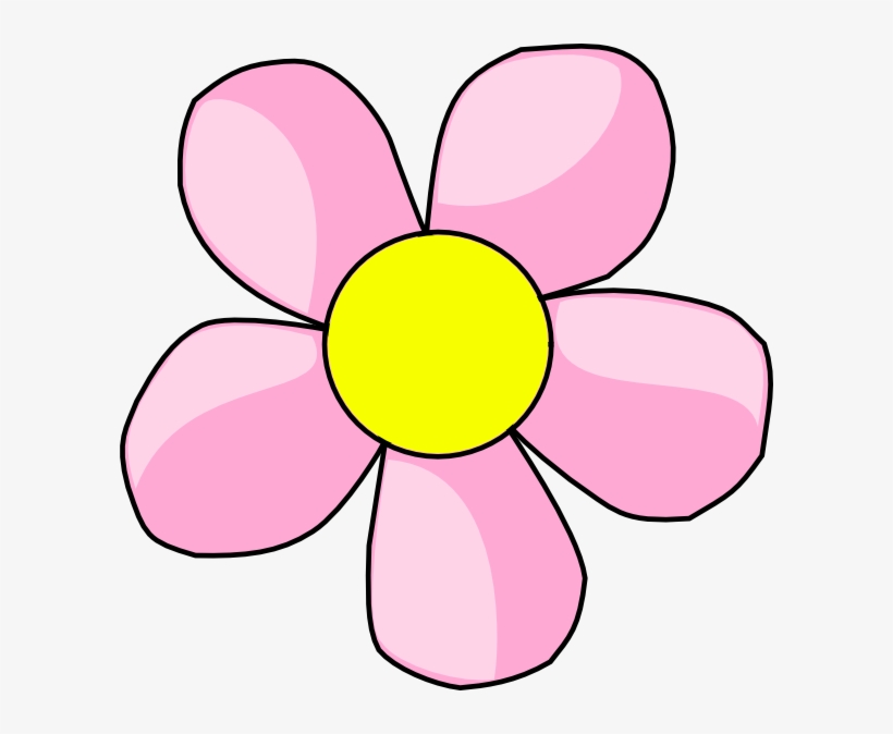 Clover Clipart Pink - Pink Flower Clipart, transparent png