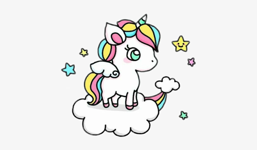 Kawaii Unicorn, transparent png