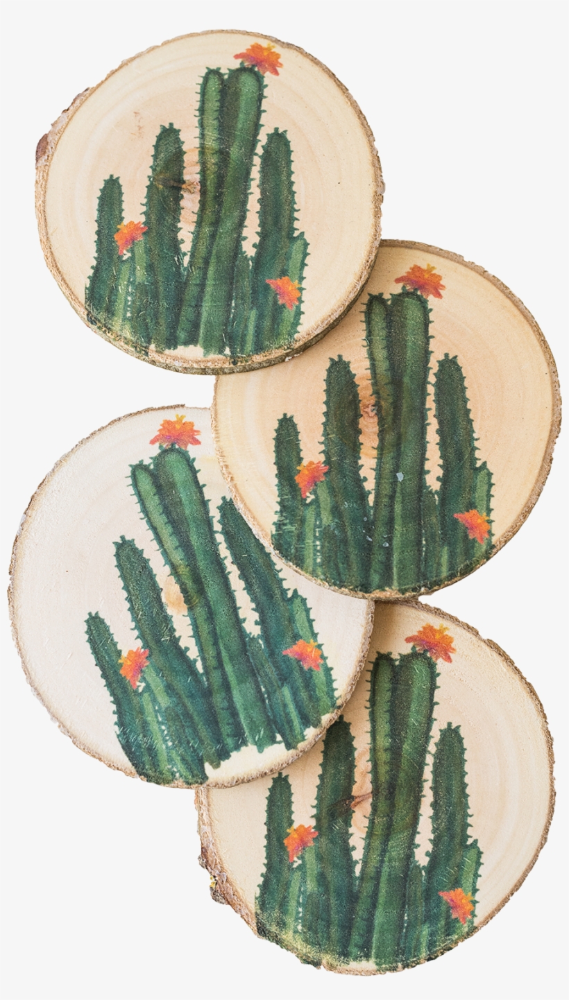 Watercolor Tall Cacti - Watercolor Painting, transparent png