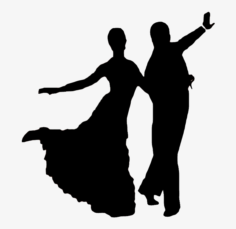 Foxtrot Lessons Ballroom Club Of Atlanta Silhouette - Ballroom Dance Silhouette Transparent, transparent png