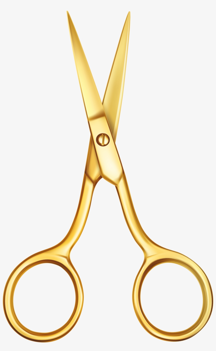 Banner Royalty Free Library Png Clip Art Image Gallery - Golden Scissors Logo Png, transparent png