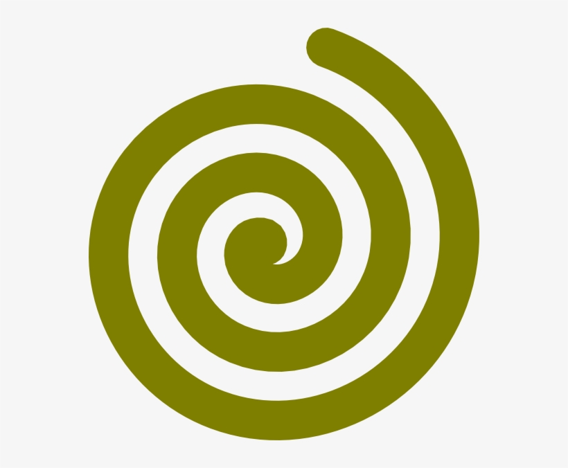 Gold Spiral Clip Art At Clker - Green Spiral Clip Art, transparent png