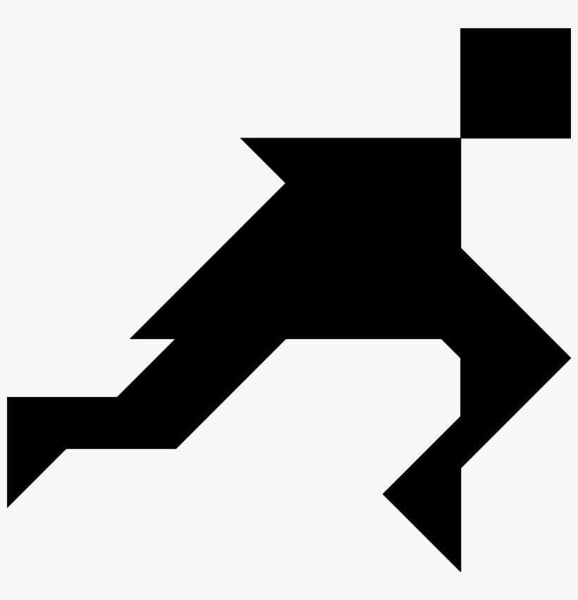 This Graphics Is Neves About - Black And White Tangrams, transparent png