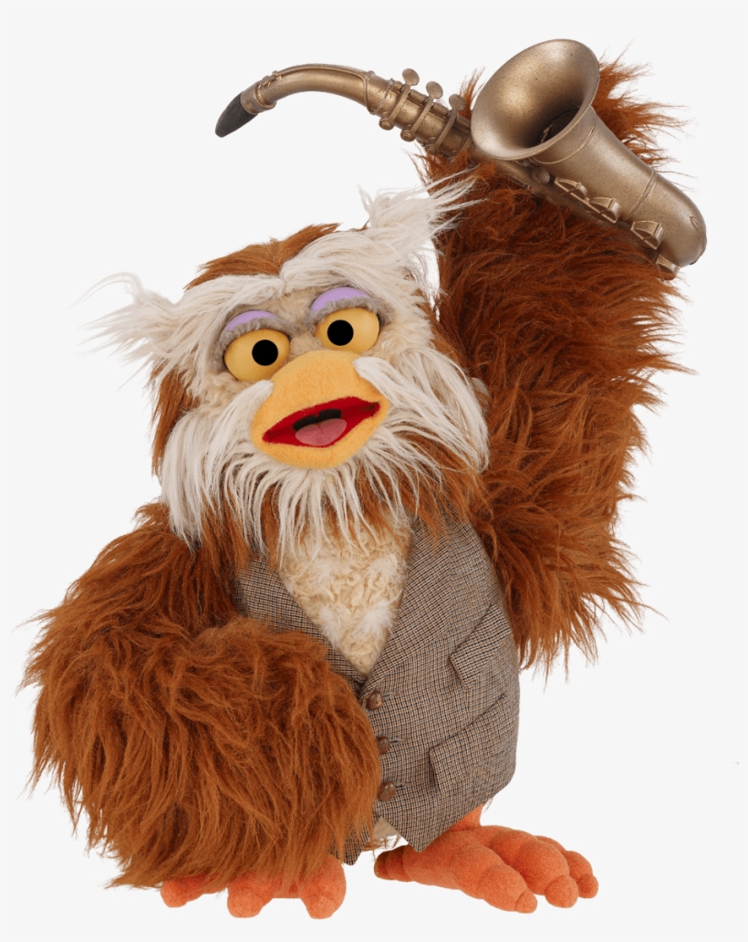 Sesame Street Hoots The Owl With Saxophone Png - Sesame Street Hoots The Owl Plush Toy, transparent png
