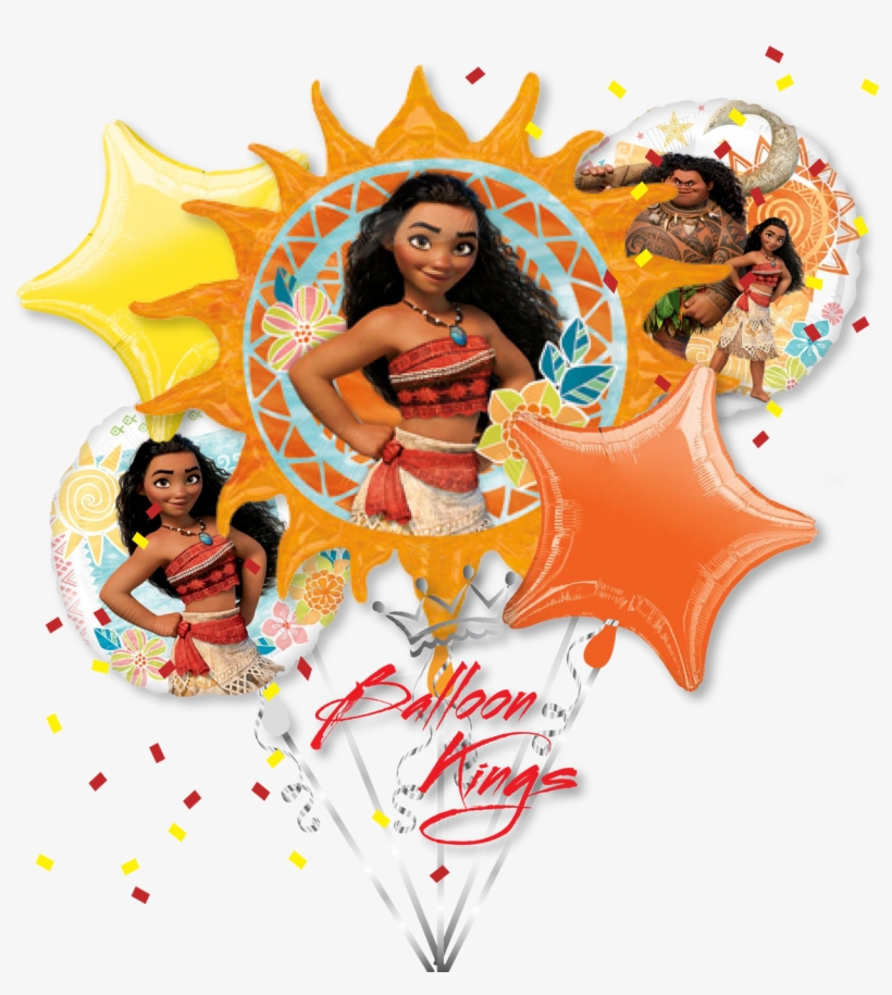 Moana Bouquet - Moana Balloons, transparent png