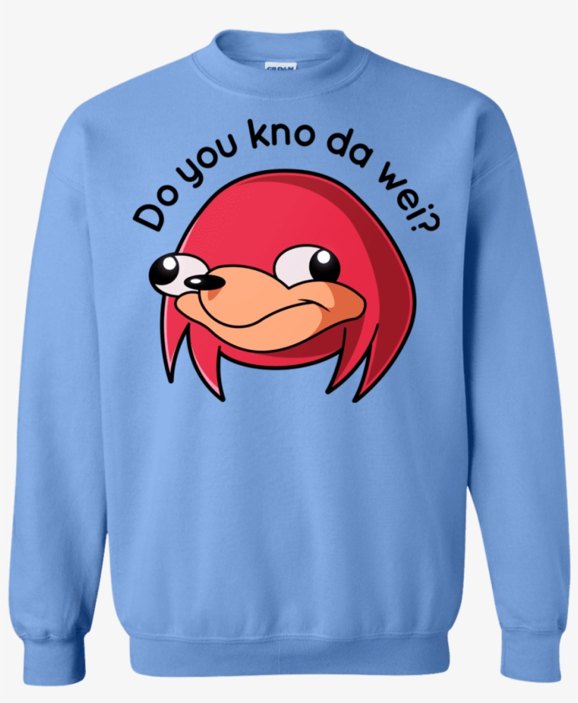 Ugandan Knuckles Crewneck Sweatshirt - Nice To Be A Good Father Father's Day Sweatshirt -, transparent png