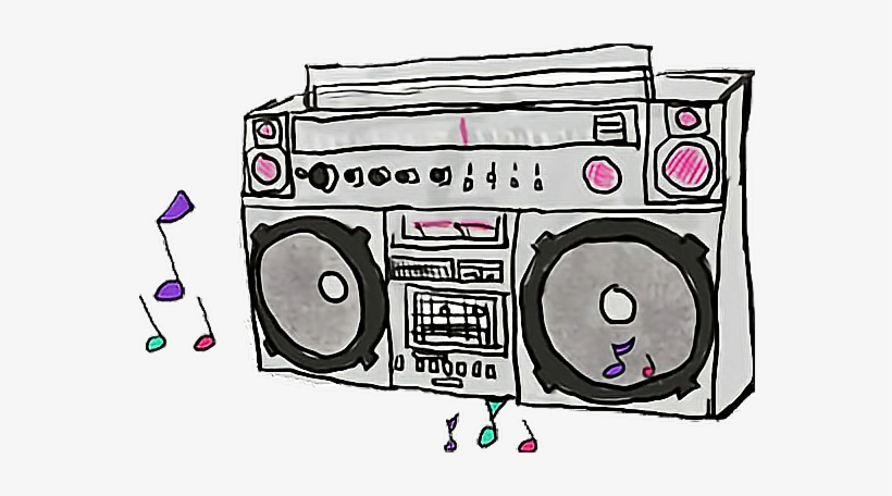 Report Abuse - Boombox Doodles, transparent png