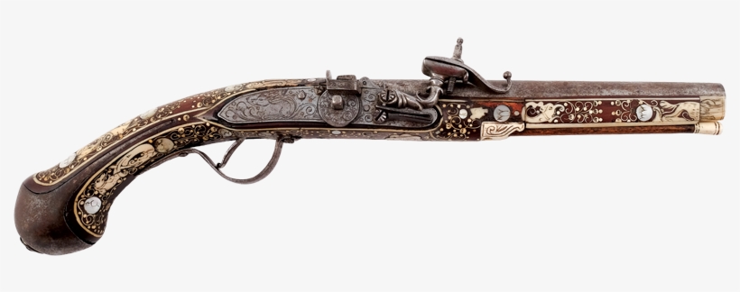 Decorative To Dangerous - French Model Flintlock Pistol, transparent png