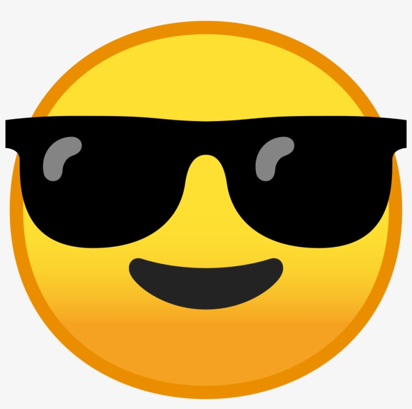 Download Svg Download Png - Emoji Face With Sunglasses, transparent png