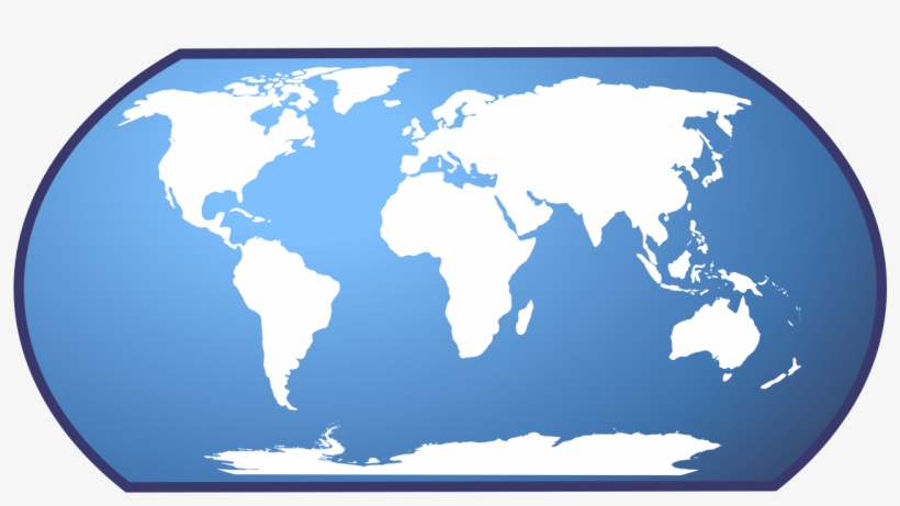 World Map Icon - Large World Map Vector, transparent png