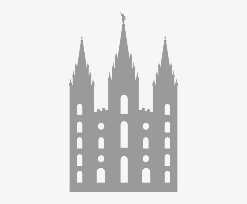 Salt Lake City Temple Clip Art At Clker - Salt Lake Temple Silhouette, transparent png
