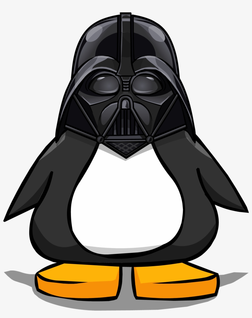 Darth Vader Clipart Style - Darth Vader Penguin, transparent png