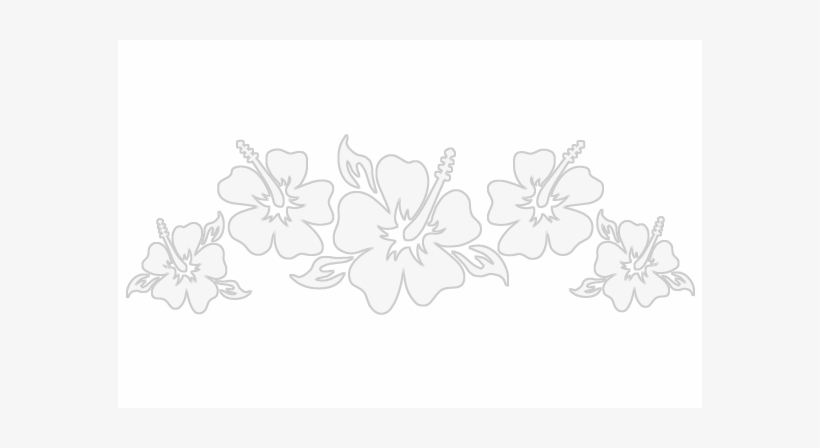 Hibiscus Transparent Border - Flowers, transparent png