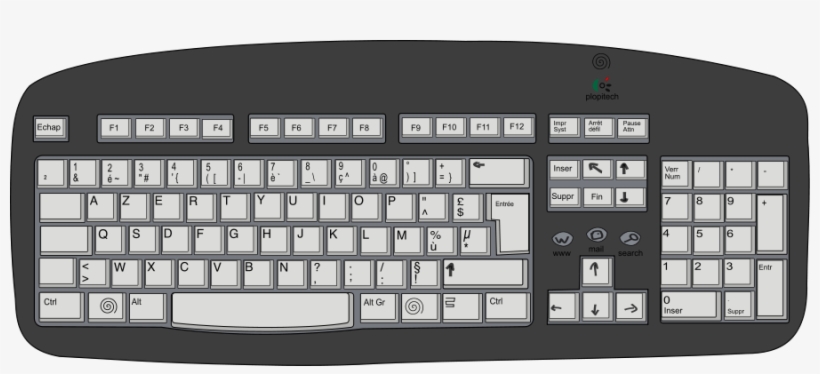 How To Set Use Plopitech Keyboard Clipart, transparent png