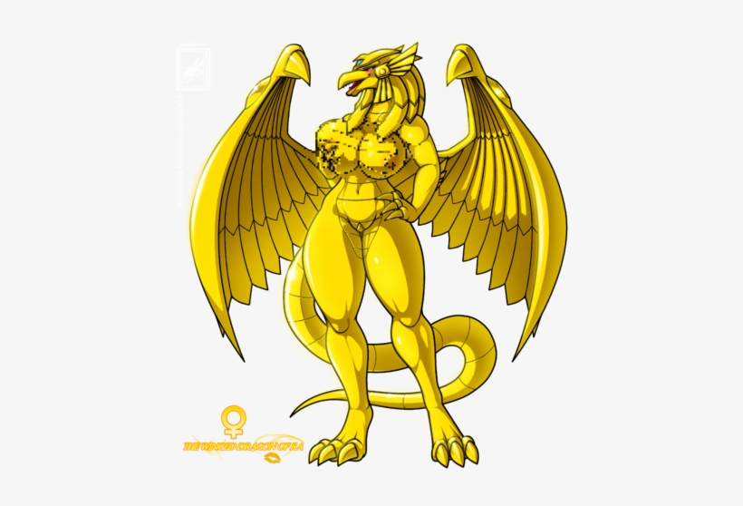 Ra Censored - Naked Winged Dragon Of Ra, transparent png