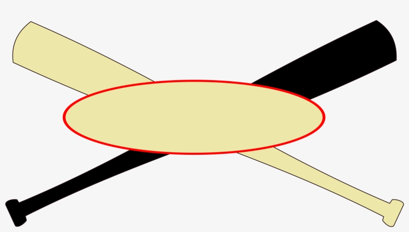 This Free Icons Png Design Of Crossed Baseball Bats, transparent png
