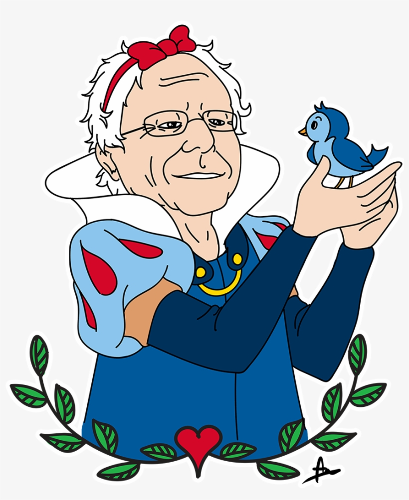 Actual Disney Princess - Bernie Sanders Bird Art, transparent png