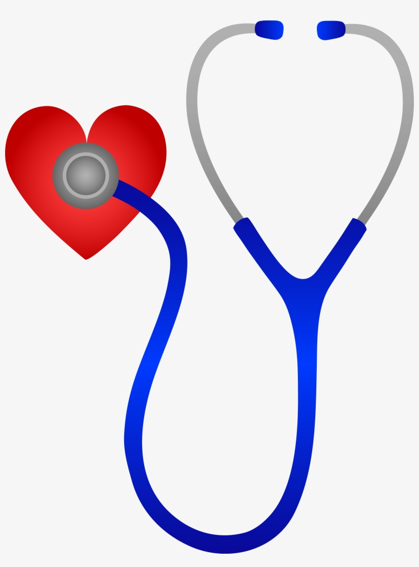 Heart Clipart Heartbeat Stethoscope With Heart Clipart 4809x6271