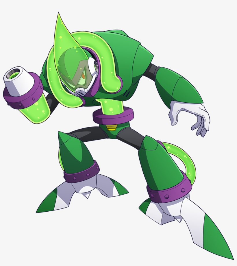 Acid Man - Megaman 11 Acid Man, transparent png